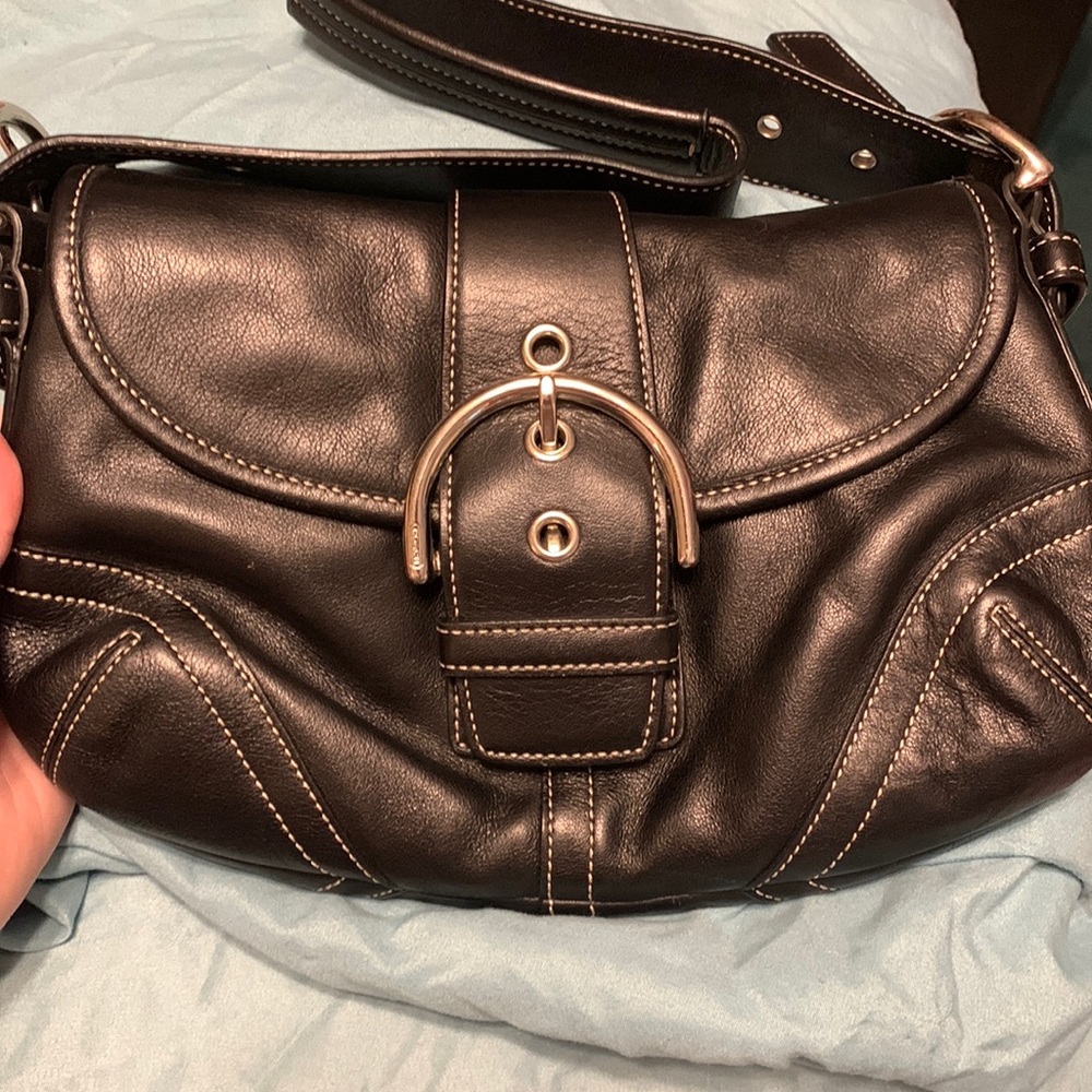 Coach small black purse